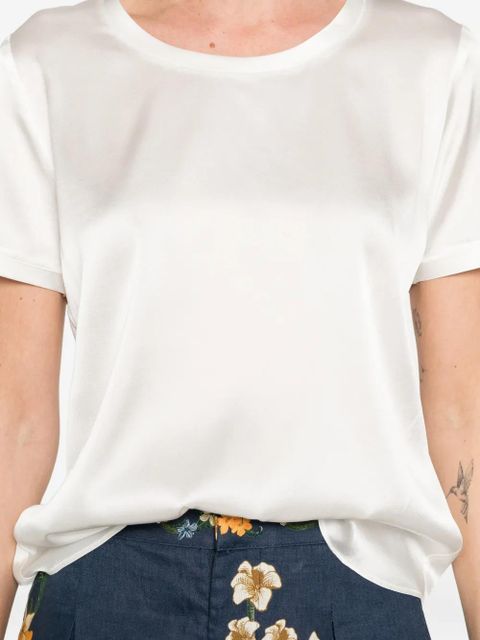 Maje round-neck T-shirt - White