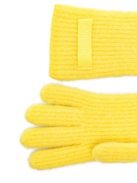 Jacquemus Les Gants Gros gloves - Yellow - zdjęcie produktu nr 2