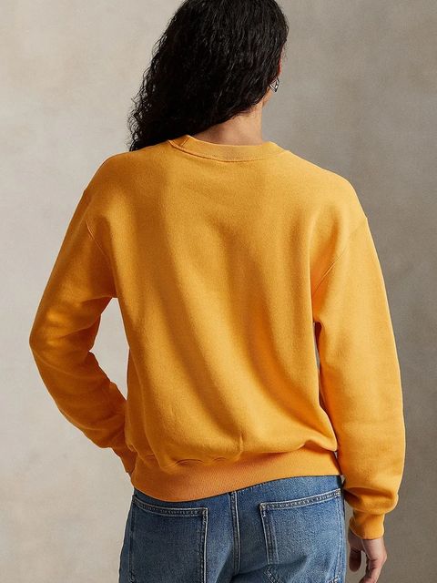 Polo Ralph Lauren bluza damska kolor żółty gładka 211971697