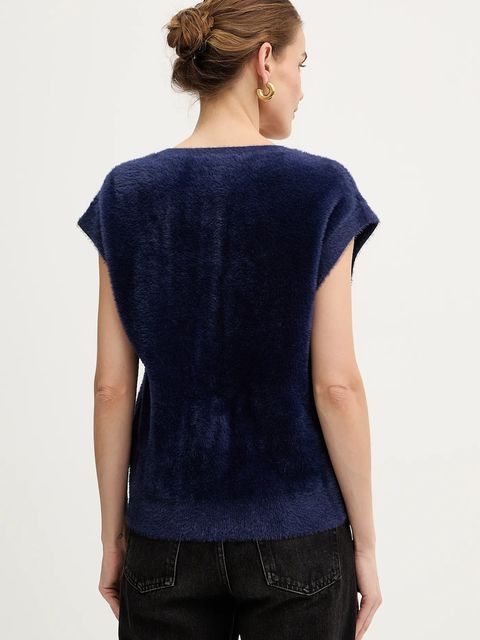 Morgan kamizelka damski kolor granatowy MCATHY