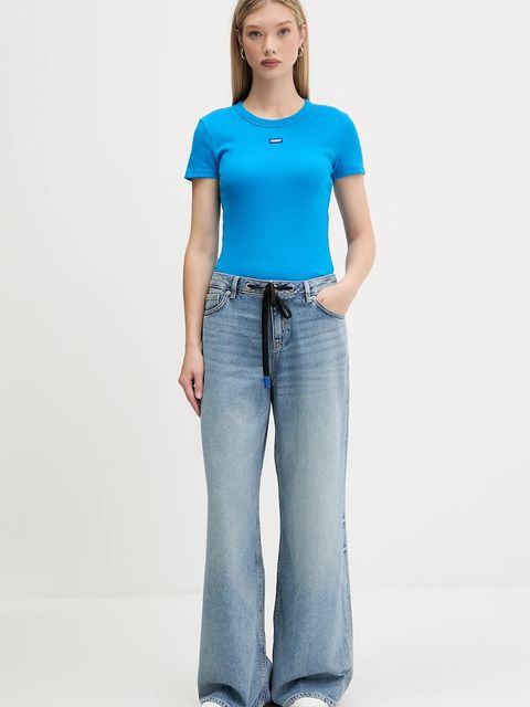 Hugo Blue t-shirt damski kolor niebieski 50523924 - zdjęcie produktu nr 2