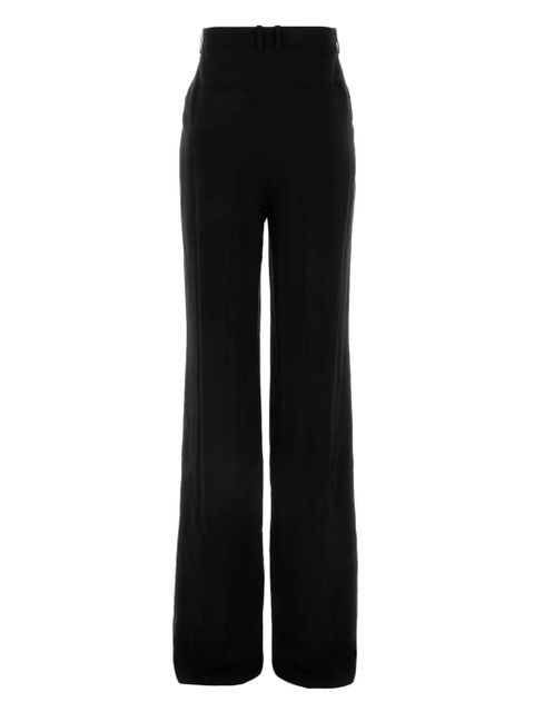 Saint Laurent silk crepe trousers - Black - zdjęcie produktu nr 2