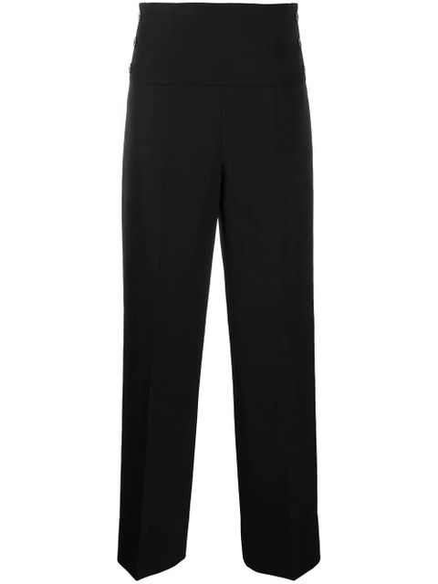 Jil Sander wide-leg tailored trousers - Black - zdjęcie produktu nr 1