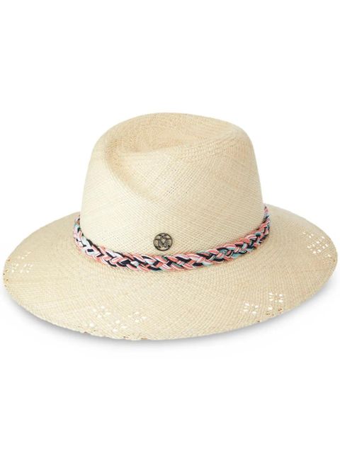 Maison Michel Virginie straw fedora hat - Neutrals - zdjęcie produktu nr 1