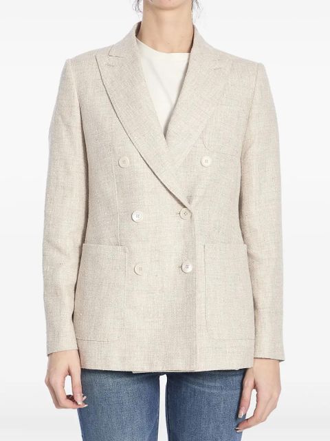 Max Mara double-breasted jacket - Neutrals - zdjęcie produktu nr 1