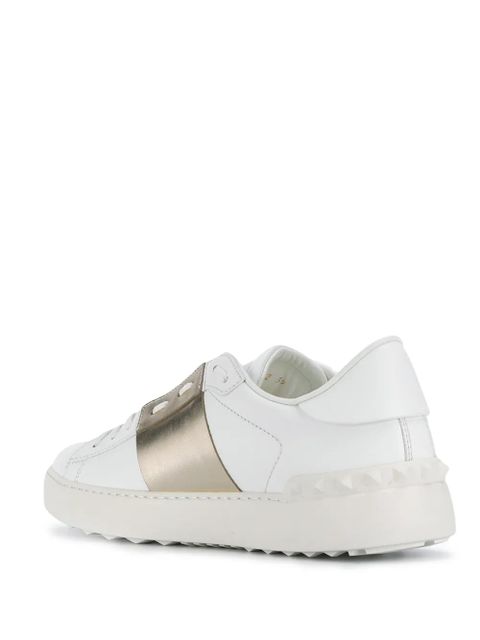 Valentino Garavani Open low-top leather sneakers - White