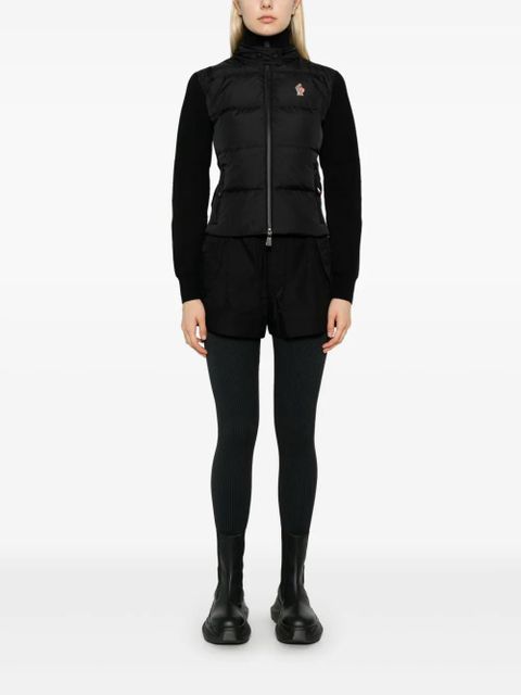 Moncler Grenoble padded zip-up jacket - Black