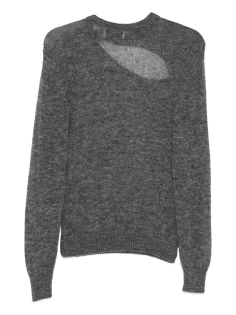Coperni cut-out buckle sweater - Grey - zdjęcie produktu nr 2
