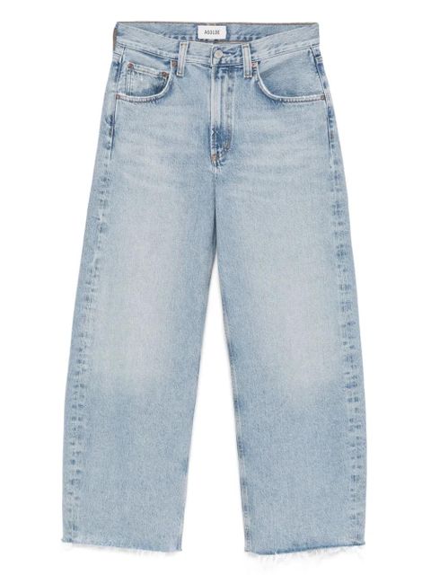 AGOLDE low curve fray jeans - Blue - zdjęcie produktu nr 1