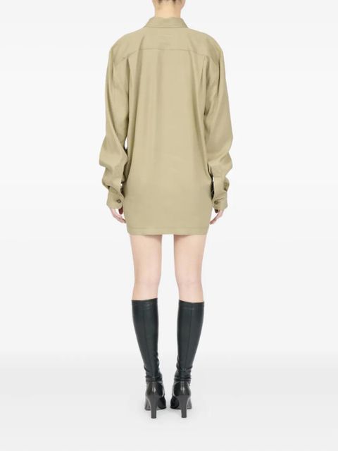 MM6 Maison Margiela button-up shirt dress - Neutrals