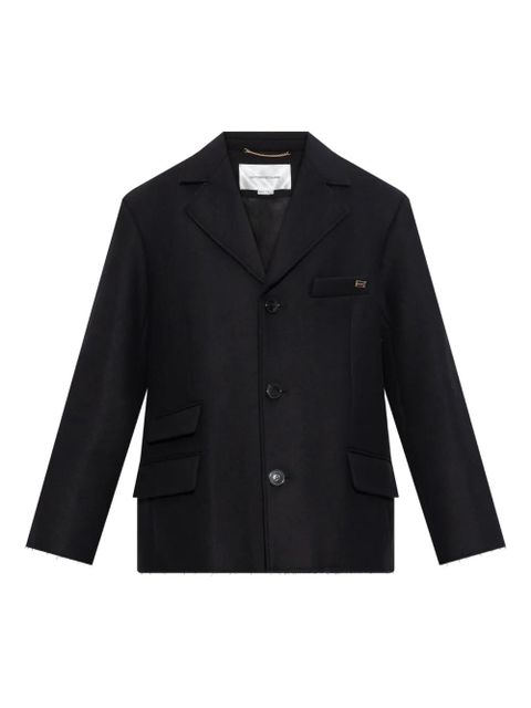 Victoria Beckham raw-cut blazer - Black - zdjęcie produktu nr 1
