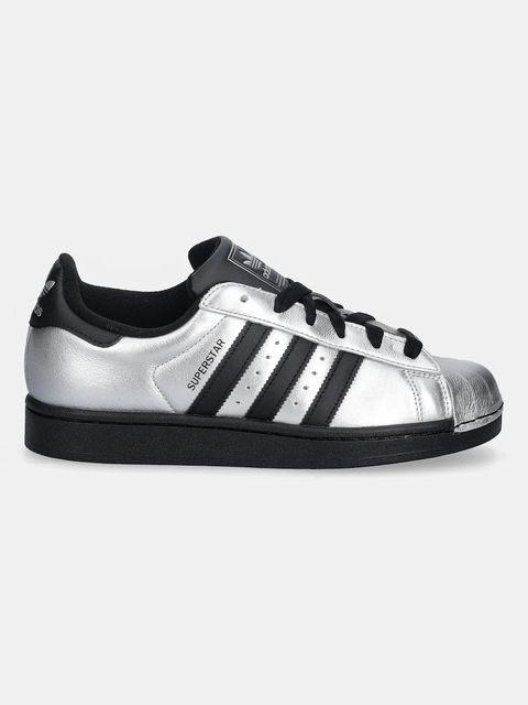 adidas Originals sneakersy skórzane Superstar II damskie kolor srebrny IH1599 - zdjęcie produktu nr 2
