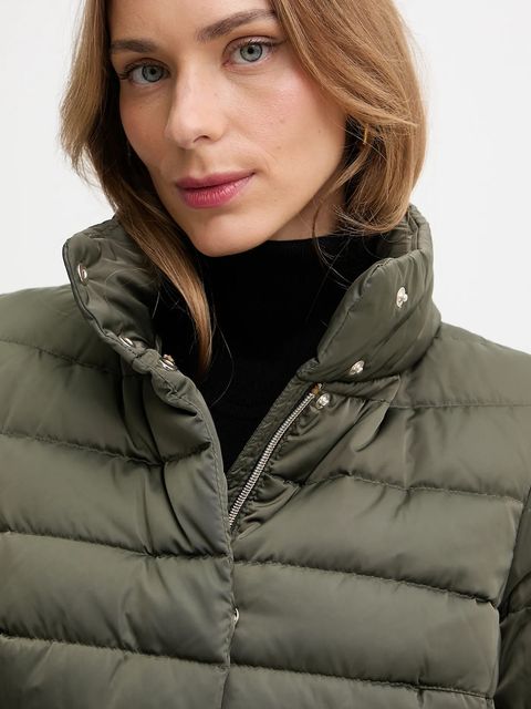 Geox kurtka puchowa BETTANIE kolor zielony zimowa W5626H T3122