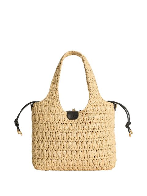 Dolce & Gabbana woven-raffia tote bag - Neutrals - zdjęcie produktu nr 2