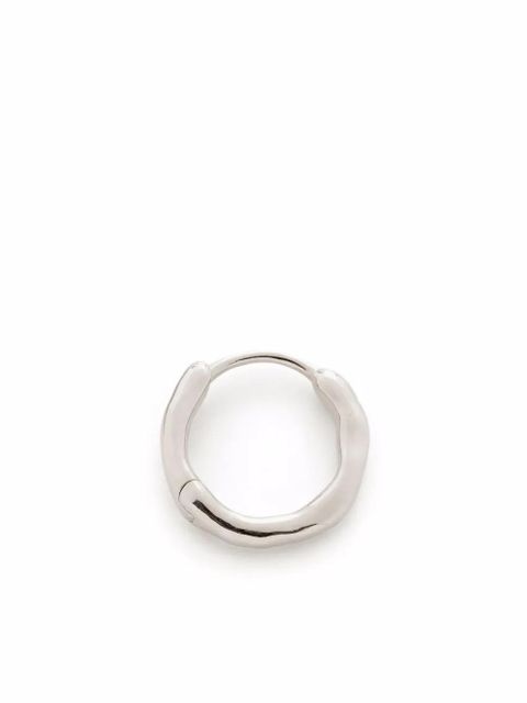 Monica Vinader Siren-muse huggie earrings - Silver - zdjęcie produktu nr 2