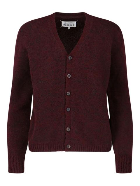 Maison Margiela button-front cardigan - Red - zdjęcie produktu nr 1