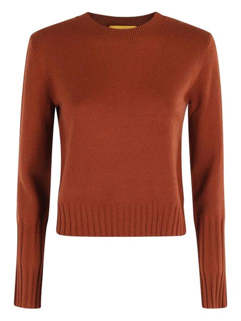 Guest In Residence ribbed-hem cashmere sweater - Brown - zdjęcie produktu nr 1