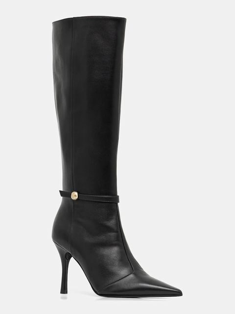 Furla kozaki skórzane Sfera damskie kolor czarny na szpilce YK03SFE X30000 O6000 - zdjęcie produktu nr 1