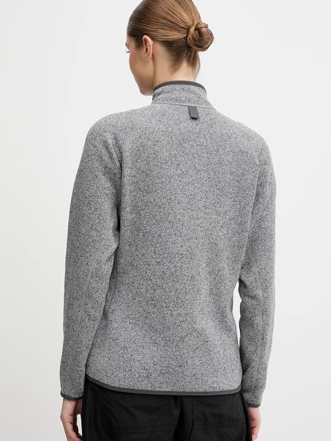 Haglöfs bluza outdoorowa Risberg damska kolor szary gładka 607384 - zdjęcie produktu nr 2