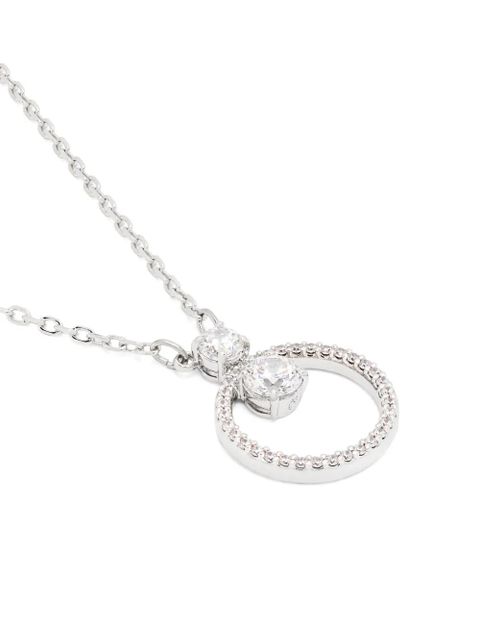 Swarovski Constella ring-pendant necklace - Silver
