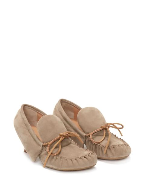 JW Anderson suede moccasin pumps - Neutrals