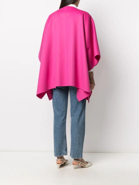Valentino Garavani draped button cape - Pink