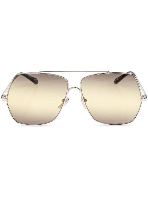 Chloé Eyewear Aly sunglasses - Silver - zdjęcie produktu nr 1