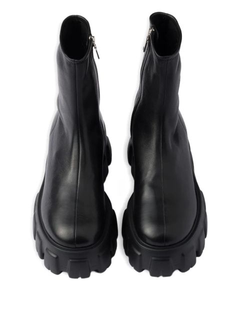 Prada 55mm lug-sole boots - Black