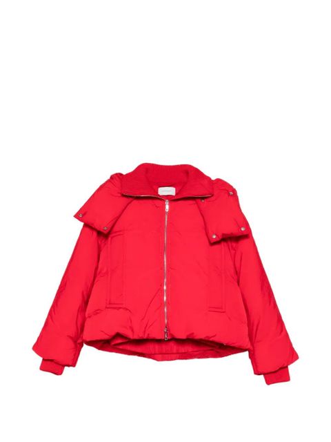 Sportmax ribbed collar jacket - Red - zdjęcie produktu nr 1