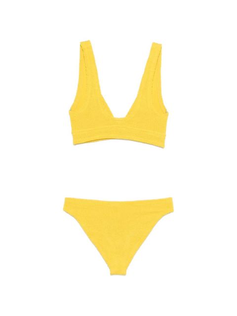 Hunza G Carla textured bikini set - Yellow - zdjęcie produktu nr 2