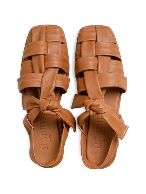 Hereu Bena T-bar sandals - Brown