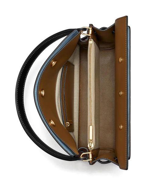 Tory Burch Lee Radziwill Textured Small tote bag - Black