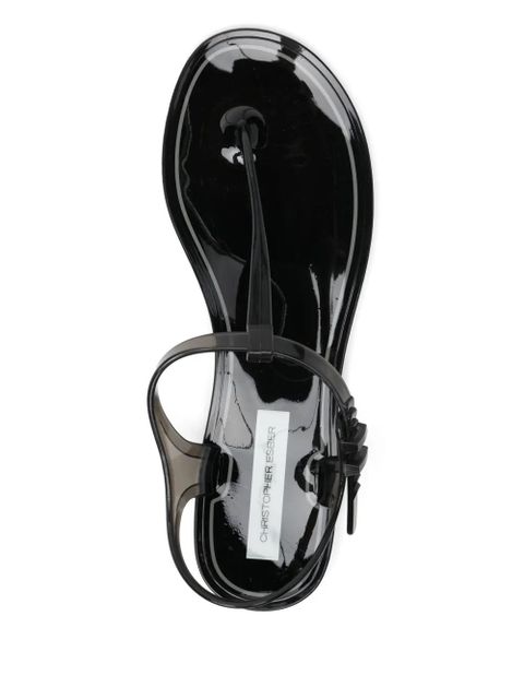 Christopher Esber Billi T-bar flats - Black