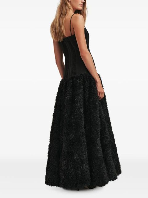 Aje Colette spaghetti-strap maxi dress - Black