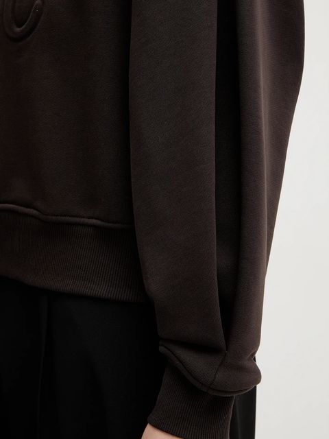 La Mania bluza CREMA damska kolor brązowy gładka CREMA