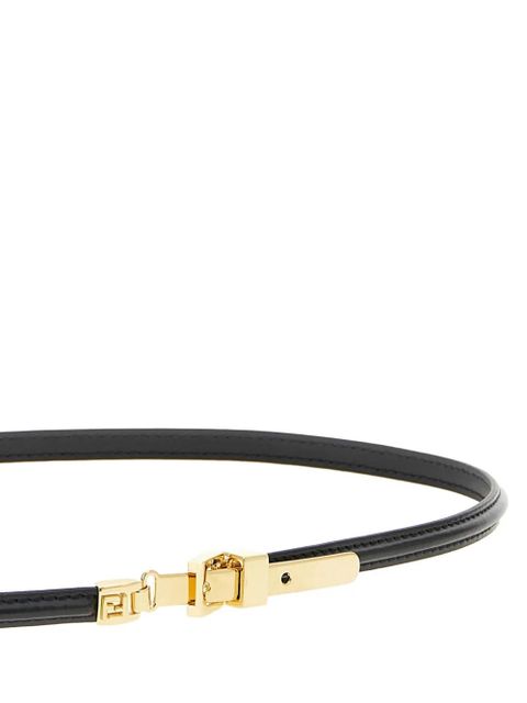 FENDI FF engraved metal loop belt - Black