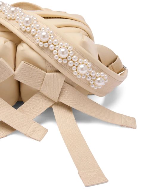 Simone Rocha bow-detail shoulder bag - Neutrals