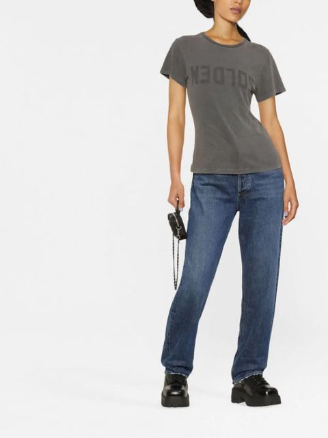 Golden Goose logo-print cotton T-shirt - Grey - zdjęcie produktu nr 2