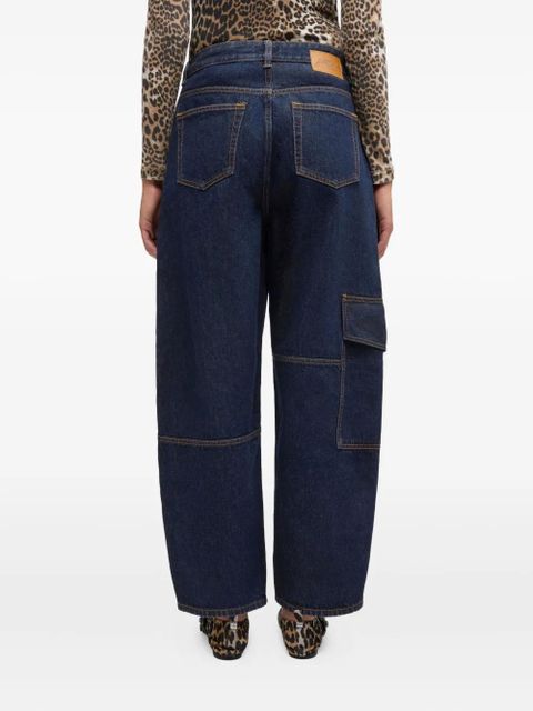 GANNI cargo jeans - Blue