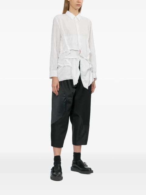 Comme Des Garçons ruffled shirt - White - zdjęcie produktu nr 2