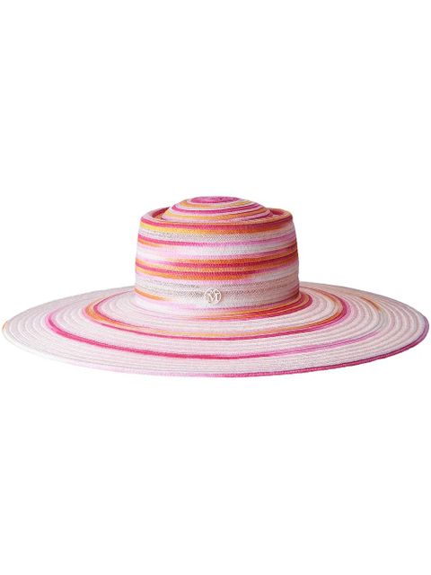Maison Michel Kat colour-block sun hat - Pink - zdjęcie produktu nr 1