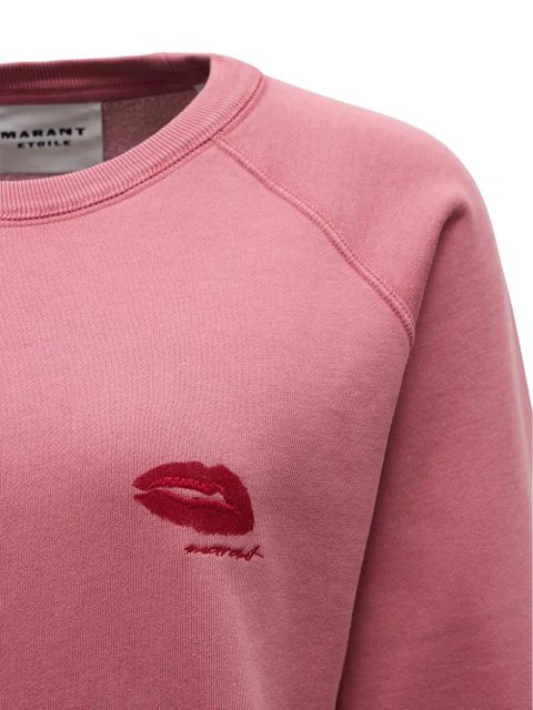 MARANT ÉTOILE embroidered sweatshirt - Pink