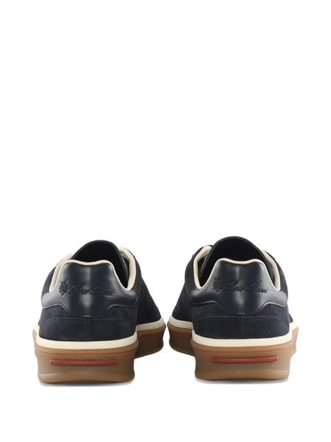 Loro Piana suede panel sneakers - Blue