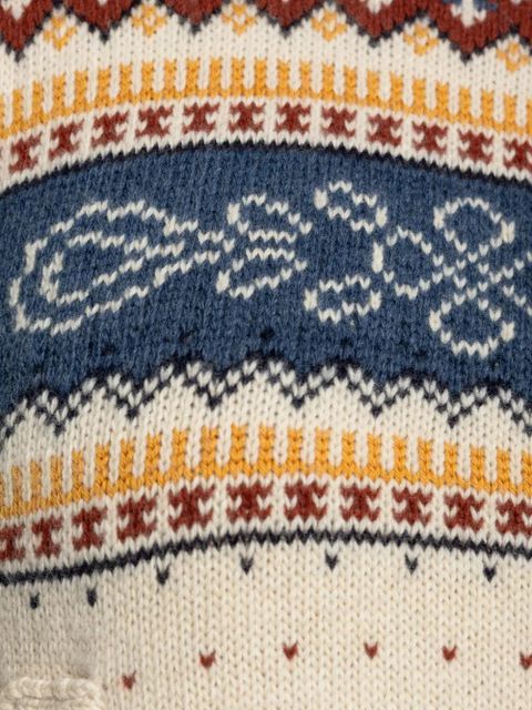 ETRO patterned hooded sweater - Neutrals