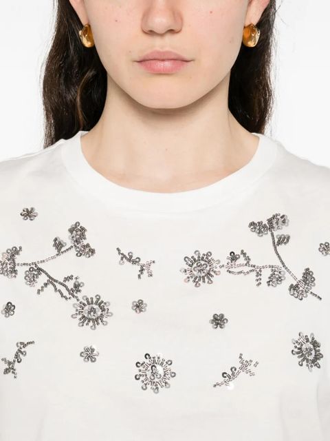 Weekend Max Mara WKDAGILE floral T-shirt - White