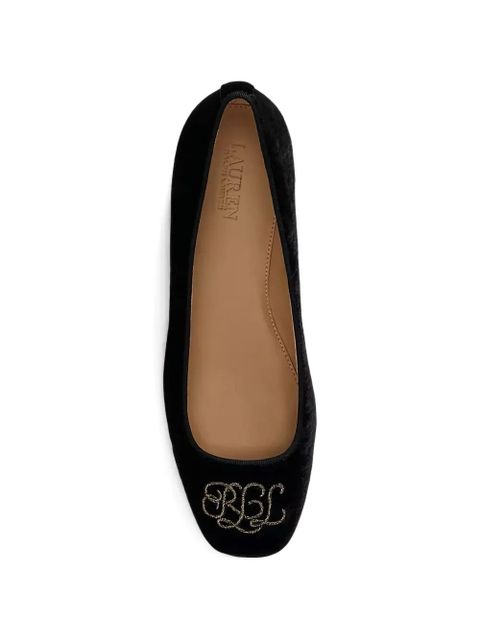 Lauren Ralph Lauren Emellie embellished ballet pumps - Black