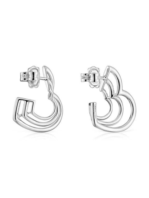 Tous kolczyki srebrne Bickie