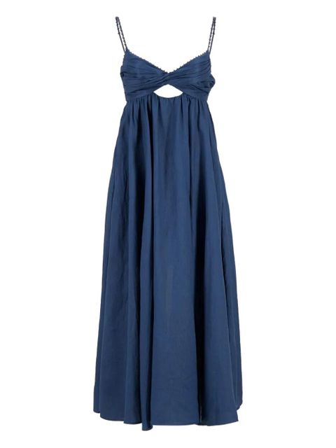 ZIMMERMANN organic linen maxi dress - Blue - zdjęcie produktu nr 1