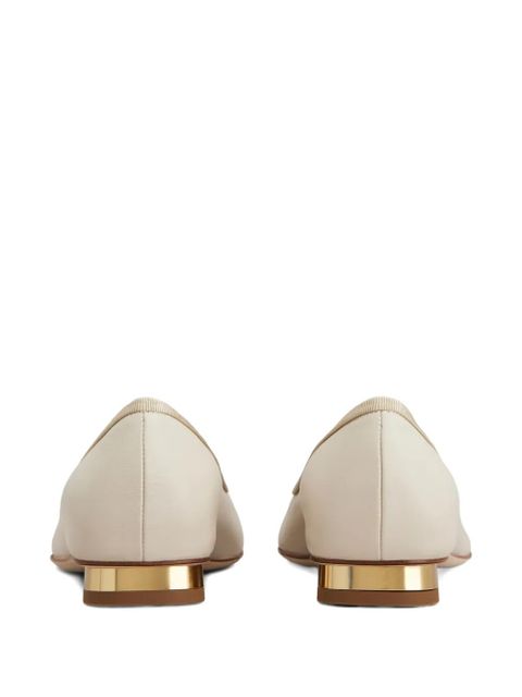 Tod's bow-detail ballet flats - Neutrals