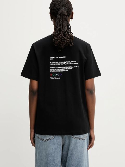 Coperni x Disney t-shirt bawełniany Ariel damski kolor czarny DJS03F5036ARI